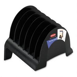 Eldon Office Products Nesting Plastic Incline Sorter, 6 3/8w x 9 5/8d x 7 3/8h, Black