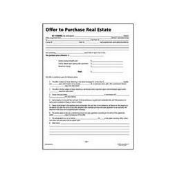 Socrates Media Offer to Purchase Real Estate Forms, 11 x 8 1/2, 4 Forms per Pack
