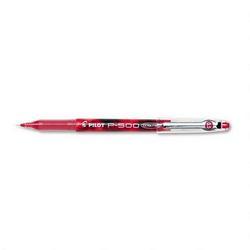 Pilot Corp. Of America P 500 Gel Ink Roller Ball Pen, Extra Fine Point, Red Ink