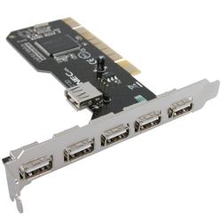 Eforcity PCI USB 2.0 Controller Card 5+1 Ports from Eforcity
