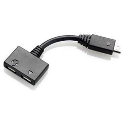 PALM ACCESSORIES Palm 3333WW Power/Audio Cable - 1 x Type B USB - 2 x Type B USB - Black