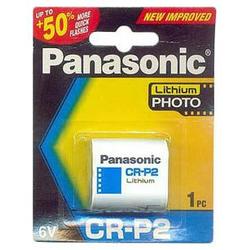 Panasonic CR-P2 6V Lithium Photo Battery, 1 Pack