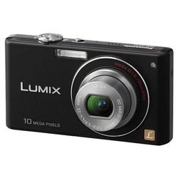 Panasonic Digi Cams Panasonic Lumix DMC-FX37 Digital Camera - Black - 10.1 Megapixel - 16:9 - 5x Optical Zoom - 4x Digital Zoom - 2.5 Active Matrix TFT Color LCD