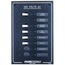 Paneltronics Standard Ac 6 Position Breaker Panel & Main (9972305B)