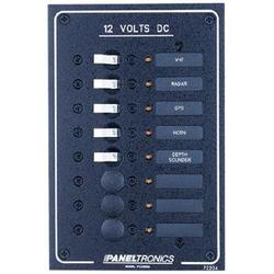 Paneltronics Standard Dc 8 Position Breaker Panel W/Led'S