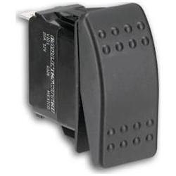 Paneltronics Switch Spdt Black (On)/Off/(On) Rocker