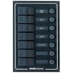 Paneltronics Waterproof Dc 7 Position Lighted Rocker & Fuse