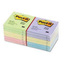 3M Pastel Original Note Pads, 3x3, 12 100 Sheet Pads/Pack