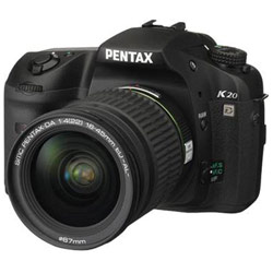 Pentax K20D 14 Megapixel SLR Digital Camera w/ 16-45mm lens, Shake Reduction, 2.7 High Resolution LCD, & Weather and Dust Resistant Body