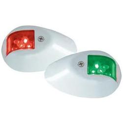 PERKO Perko Led Side Lights 12V Red / Green W/ White Housing