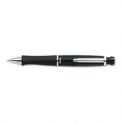 Papermate/Sanford Ink Company PhD® Retractable Ballpoint Pen, Refillable, 1.0mm, Black Barrel/Black Ink