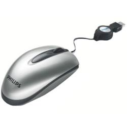 Philips Wired Notebook Mouse - Optical - USB - Silver