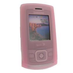Eforcity Pink Silicone Skin Case for Samsung M520 Qwest by Eforcity