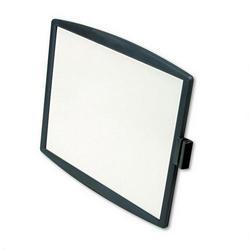 Fellowes Plastic Partition Additions™ Dry Erase Board with Marker Holder/Eraser, Graphite