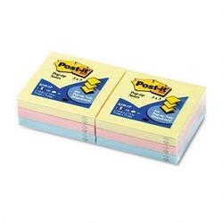 3M Post it® 3 x 3 Pop Up Note Pad Refills, Pastel Colors, 6/Pack