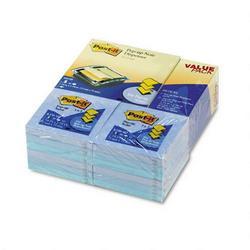 3M Post it® Designer Series Pop Up Dispenser for 3x3 Notes, with 12 Aquatic Pads/Pack