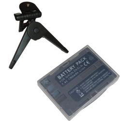 HQRP Premium Battery for Nikon D300 Digital Camera + Tripod