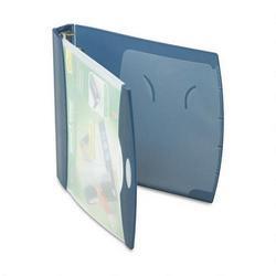 Wilson Jones/Acco Brands Inc. Print Won't Stick Smart View™ Poly Round Ring View Binder, 1 1/2 Cap., Blue