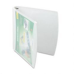 Wilson Jones/Acco Brands Inc. Print Won't Stick Smart View™ Poly Round Ring View Binder, 1 Cap., White