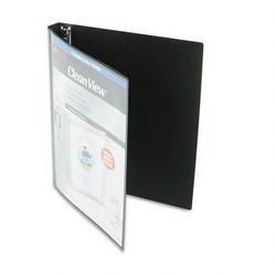 Wilson Jones/Acco Brands Inc. Print Won't Stick View Tab® Flexible Poly View Binder, 5/8 Capacity, Black
