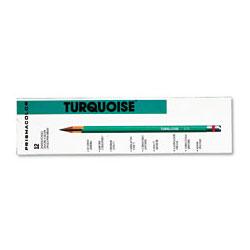 Sanford Prismacolor Turquoise Drawing Pencils, Degree 4H, Black