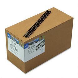 General Binding/Quartet Manufacturing. Co. ProClick® Spines, 5/16 Diameter, Black, 100 per Box