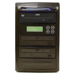 Produplicator 2 Burner 52X CD Duplicator Machine + Built-In Hard Disk Drive (Standalone Audio Video Copy Tower, Disc Duplication Device)