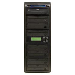 Produplicator 7 Burner 20X DVD CD Duplicator Machine (Standalone Audio Video Copy Tower, Disc Duplication Device)