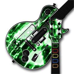 WraptorSkinz Radioactive Green Skin by TM fits Nintendo Wii Guitar Hero III (3) Les Paul Controller
