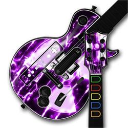 WraptorSkinz Radioactive Purple Skin by TM fits Nintendo Wii Guitar Hero III (3) Les Paul Controller