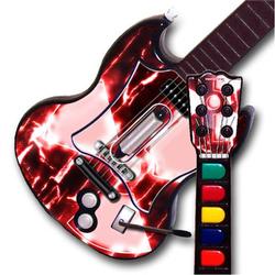 WraptorSkinz Radioactive Red TM Skin fits All PS2 SG Guitars Controllers (GUITAR NOT INCLUDED)s
