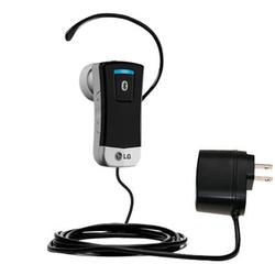 Gomadic Rapid Wall / AC Charger for the LG HBM-750 - Brand w/ TipExchange Technology