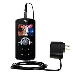 Gomadic Rapid Wall / AC Charger for the Motorola ROKR E8 - Brand w/ TipExchange Technology