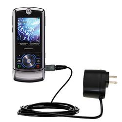 Gomadic Rapid Wall / AC Charger for the Motorola ROKR Z6C - Brand w/ TipExchange Technology