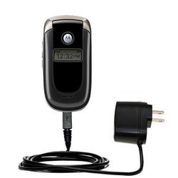 Gomadic Rapid Wall / AC Charger for the Motorola V197 - Brand w/ TipExchange Technology