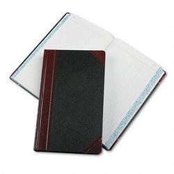 Esselte Pendaflex Corp. Record/Account Book, Black/Red Cover, Journal Rule, 14 1/8 x 8 5/8, 500 Pages