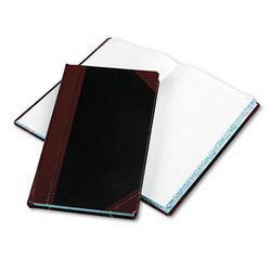 Esselte Pendaflex Corp. Record/Account Book, Black/Red Cover, Record Rule, 14 1/8 x 8 5/8, 300 Pages