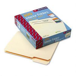 Smead Manufacturing Co. Recycled Manila Interior File Folders, 3/4 Expansion, Letter, 1/3 Cut, 100/Box
