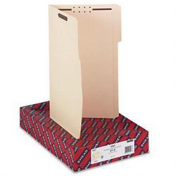 Smead Manufacturing Co. Recycled Manila Two Ply Top Tab File Folders with Fasteners, Legal Size