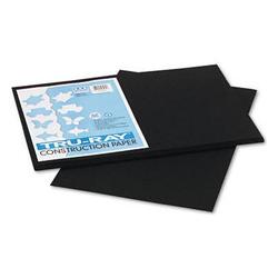Riverside Paper Recycled Tru-Ray Construction Paper, 12 x 18 , Black