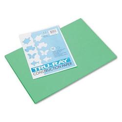 Riverside Paper Recycled Tru-Ray Construction Paper, 12 x 18 , Festive Green