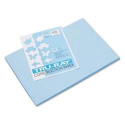 Riverside Paper Recycled Tru-Ray Construction Paper, 12 x 18 , Sky Blue
