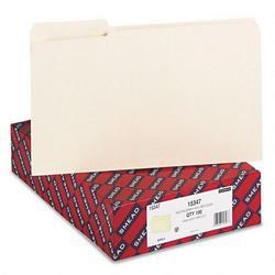 Smead Manufacturing Co. Recycled Two Ply Top Tab File Folders, Legal Size, 1/3 Cut, 100/Box