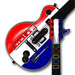 WraptorSkinz Red, White and Blue Skin by TM fits Nintendo Wii Guitar Hero III (3) Les Paul Controlle