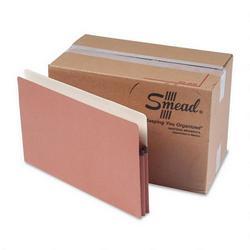 Smead Manufacturing Co. Redrope Drop Front File Pockets, Legal Size, 1 3/4 Capacity, 50/Box