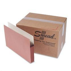 Smead Manufacturing Co. Redrope Drop Front File Pockets, Legal Size, 3 1/2 Capacity, 50/Box