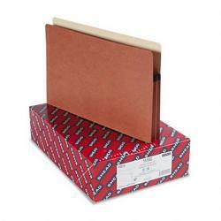 Smead Manufacturing Co. Redrope File Pockets, Paper Gusset, Legal, Straight Cut, 1 3/4 Exp., 25/BX