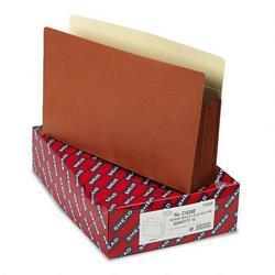 Smead Manufacturing Co. Redrope File Pockets, Tyvek Gusset, Legal, Straight Cut, 3 1/2 Exp., 10/BX