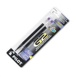 Pilot Corp. Of America Refills for G2 Gel, Dr. Grip Gel, ExecuGel Roller, Fine Point, Purple Ink, 2/Pack