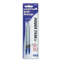 Faber Castell/Sanford Ink Company Refills for uni ball® Power Tank RT Ballpoint Pen, Bold Point, Blue Ink, 2/Pack